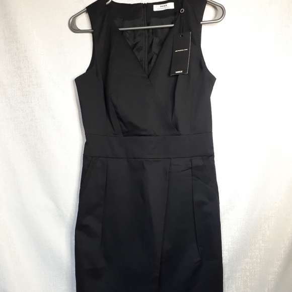 Mexx Pencil Dress Size 6 Black - Picture 2 of 8